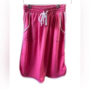 LulaRoe Pink Women's Shorts with White Trim